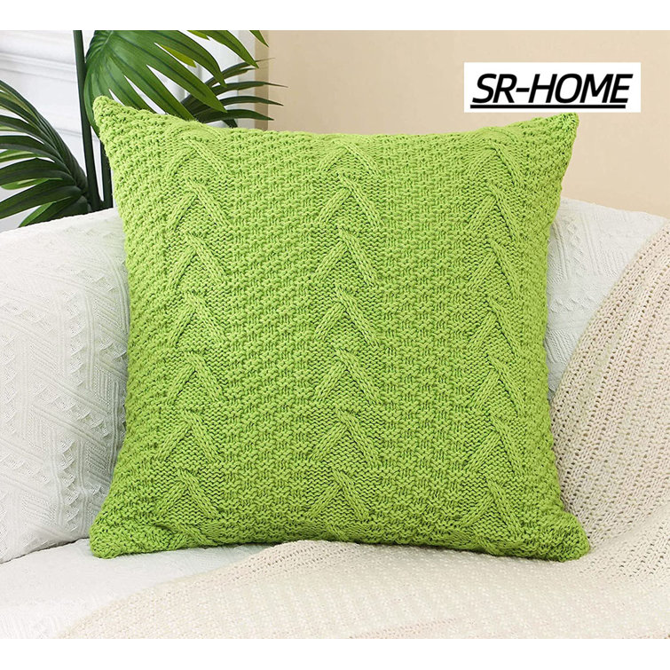 Cable knit clearance sweater pillow